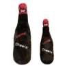 Wine Bottle Squeaky Dog Plush Toy (Bark'gundy Red Whine)