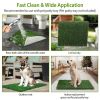 23.23x18.12' Replacement Grass Mat For Pet Potty Tray Dog Pee Potty Grass Turf Pad Fast Drainage Easy Cleaning