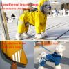 Small dog raincoat; body full surrounding; waterproof poncho pet clothes; with tow holes in the back